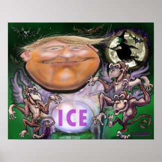 Póster Trump como Oz