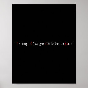 Póster Trump con humor taco es gracioso y siempre expulsa