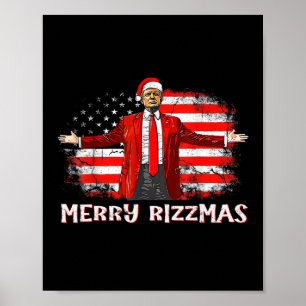 Póster Trump con rizmas graciosos bailes graciosos de Tru