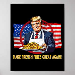 Póster Trump curioso hace que los frutos vuelvan a ser gr