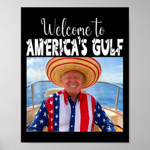 Póster Trump da la bienvenida a Trump, el cómico Trump en