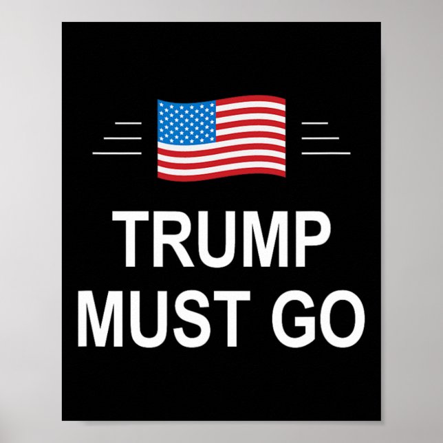 Póster Trump debe irse -  (Frente)