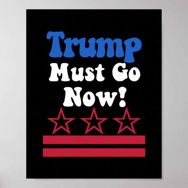 Póster Trump debe irse2  (Frente)