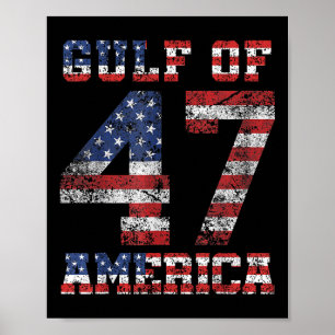 Póster Trump, Del Golfo De Ee.Uu., Saludo Desde El Patrio