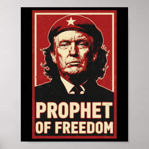 Póster Trump divertido Che Guevara Profeta Amante de la L