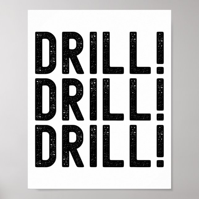 Póster Trump Drill Drill (Frente)