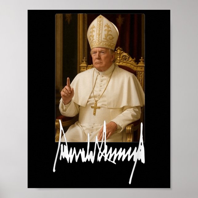 Póster Trump, el gracioso presidente estadounidense (Frente)