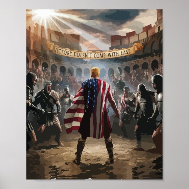 Póster Trump, el Poster del gladiador (Frente)