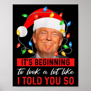 Póster Trump, empieza la mirada como te dije
