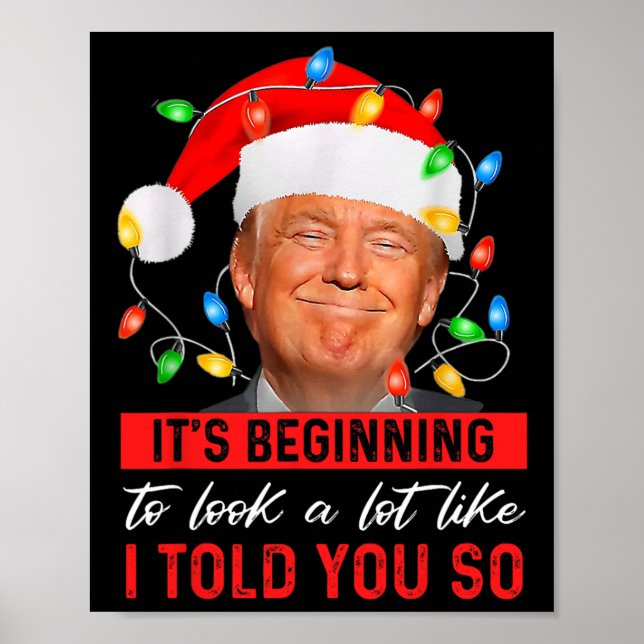 Póster Trump, empieza la mirada como te dije (Frente)