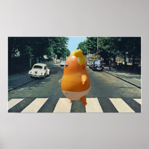 Póster Trump en Londres