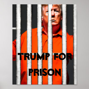 Póster Trump En Prisión