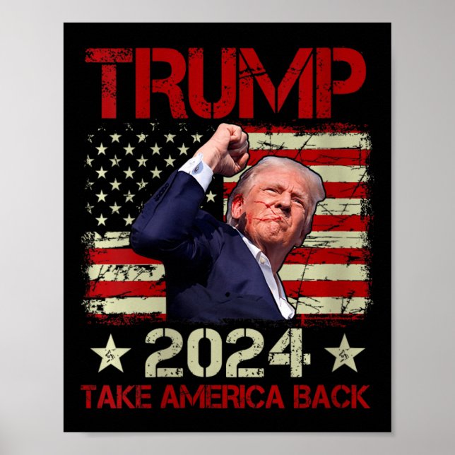 Póster Trump En Trump 2024 (Frente)