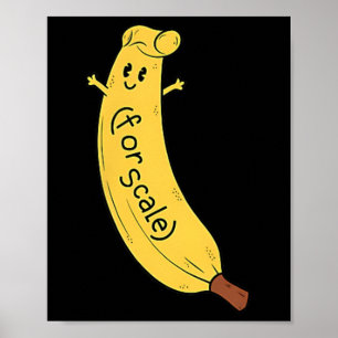 Póster Trump es banana (a escala) gracioso 1