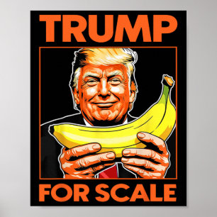 Póster Trump es gracioso 10 estrellas de Nana (para escal
