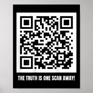 Póster Trump es tu presidente - Qr Trump Código