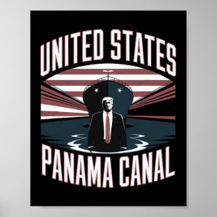 Póster Trump Estados Unidos Canal de Panamá 2025 Nosotros