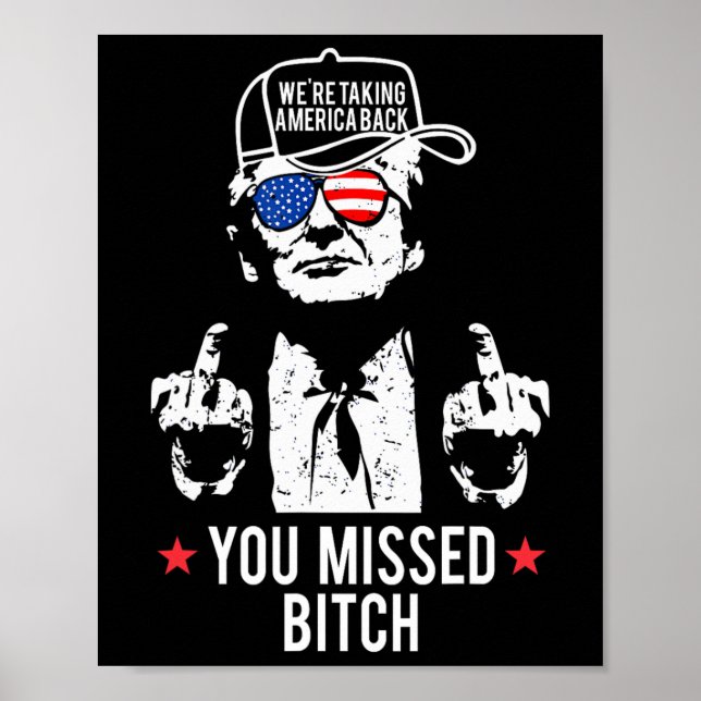 Póster Trump Estamos Tomando América Ck Te Perdiste  (Frente)