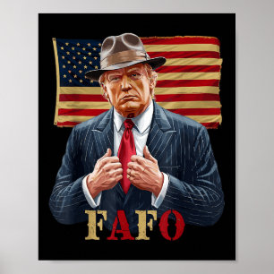 Póster Trump Fafo De Alrededor Descubre La Marca De Vinta