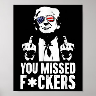 Póster Trump Fight Fight Fight