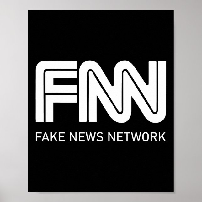 Póster Trump Fnn Fake News Network  (Frente)