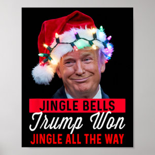 Póster Trump ganó una canción de Trump con los Navidades