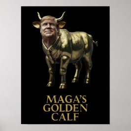 Póster Trump Golden Calf Poster