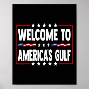 Póster Trump Golfo De Estados Unidos Divertido Golfo De M