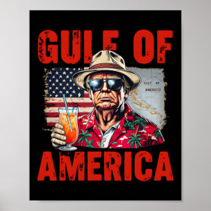 Póster Trump Golfo De Estados Unidos Divertido Golfo De M