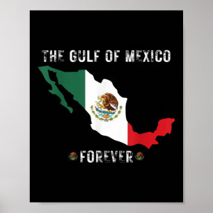 Póster Trump Golfo De México Para Siempre Presidente Trum