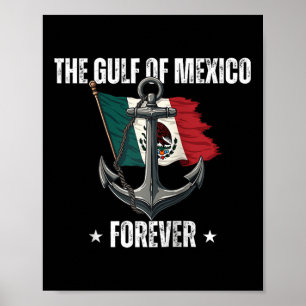 Póster Trump Golfo De México Por Siempre Liberal Anti Tru