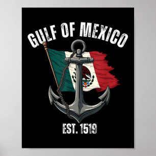 Póster Trump Golfo De México Por Siempre Liberal Anti Tru