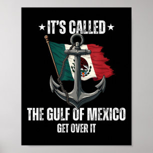 Póster Trump Golfo De México Por Siempre Liberal Contra T