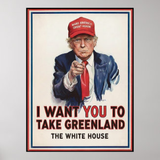 Póster Trump Greenland