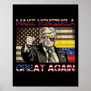 Póster Trump hace que Venezuela vuelva a ser grande _6