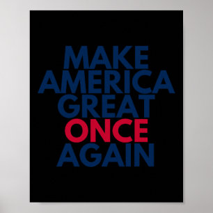 Póster Trump Haz que América sea grande otra vez 2024 Mag