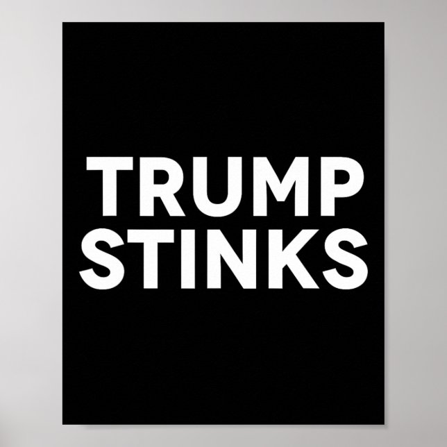 Póster Trump huele mal (Frente)