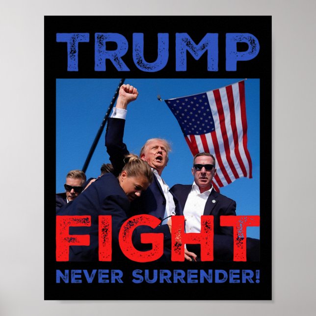 Póster Trump Ination Tee Donald Trump Shooting en Trump (Frente)