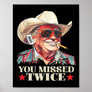 Póster Trump Intento de Inación Trump 2024 que perdiste d
