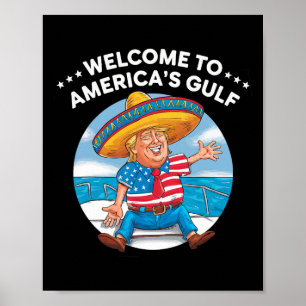 Póster Trump: La bienvenida de Estados Unidos al presiden