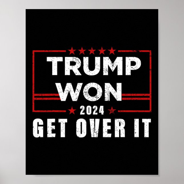 Póster Trump La Superará En 2024 (Frente)