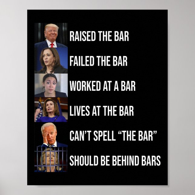 Póster Trump Levantó El Byr Falló La R (Frente)