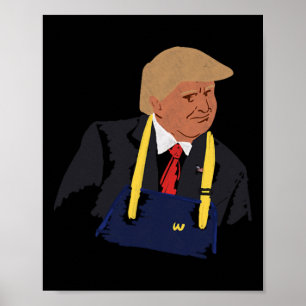 Póster Trump Making Fries 2024