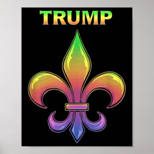 Póster Trump Mardis Gras _1