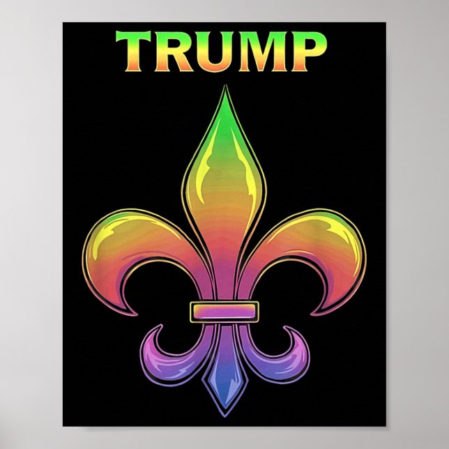 Póster Trump Mardis Gras _1 (Frente)