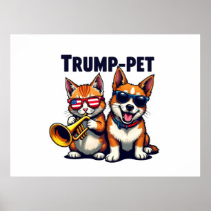 Póster Trump, mascota de Trump, vuelve a poner a nuestros