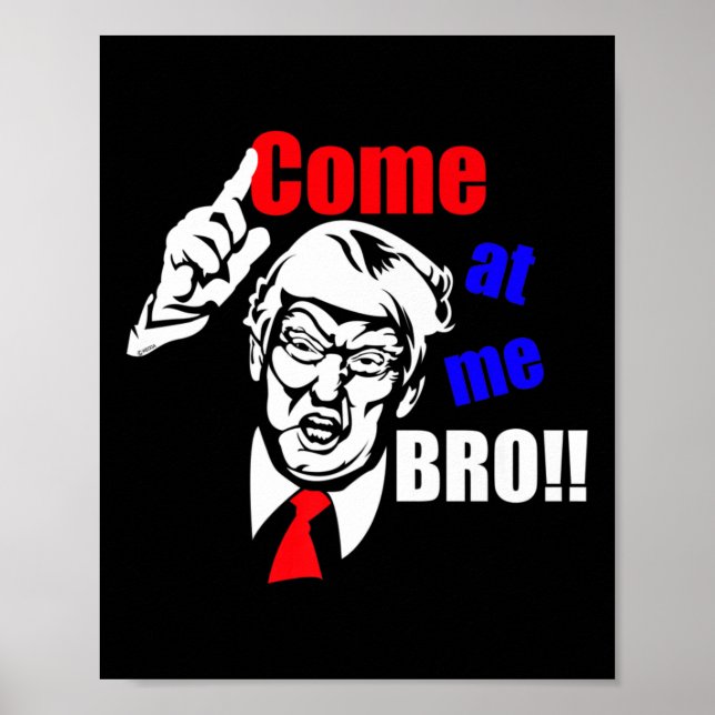 Póster Trump Me Enfrenta, Hermano Gracioso (Frente)