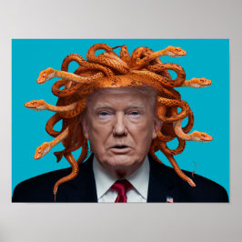 Póster Trump Medusa Poster