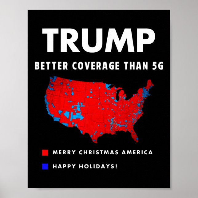 Póster Trump: Mejor cobertura política divertida (Frente)