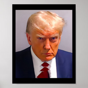 Póster Trump Mug Shot 1